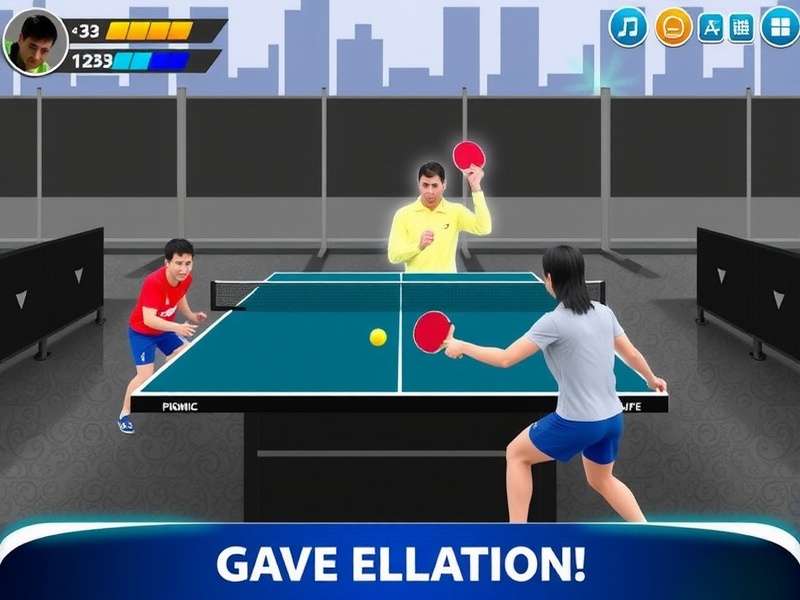 Premier Ping Pong Duel Gameplay Screenshot